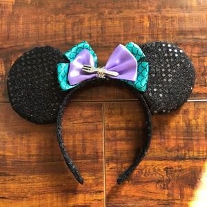 Homemade Little Mermaid Mickey ears